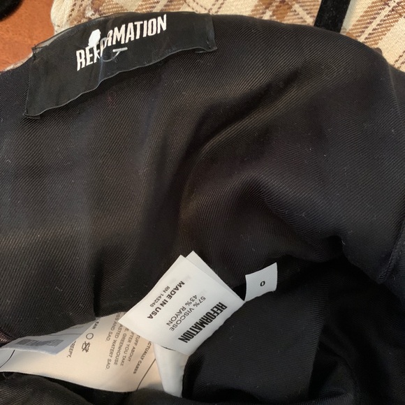 *SOLD* RARE Reformation Pace Linen Jumpsuit Black - Picture 4 of 5